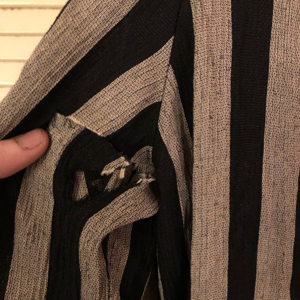 {SALE} VTG DMG pinup pinstripe longline duster - Picture 3 of 8
